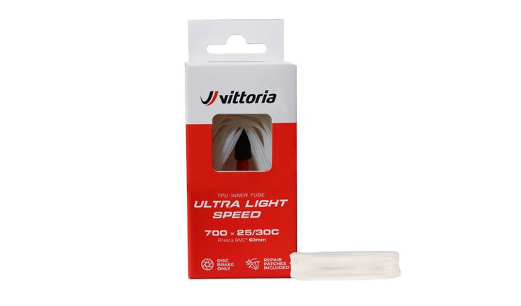 Vittoria Ultra Light Speed TPU Inner Tube w. RVC 700×25/30 Presta 60mm